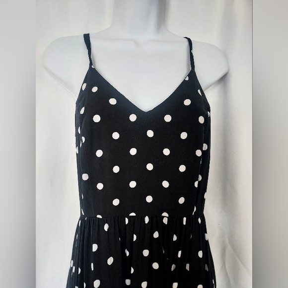 Old Navy Dresses & Skirts - Old Navy Cami Black Polka-dot Fairy Summer Dress. Size S